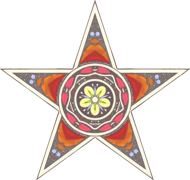 Ornamental star 19