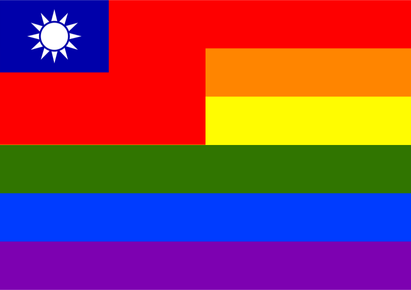 Rainbow Flag Taiwan