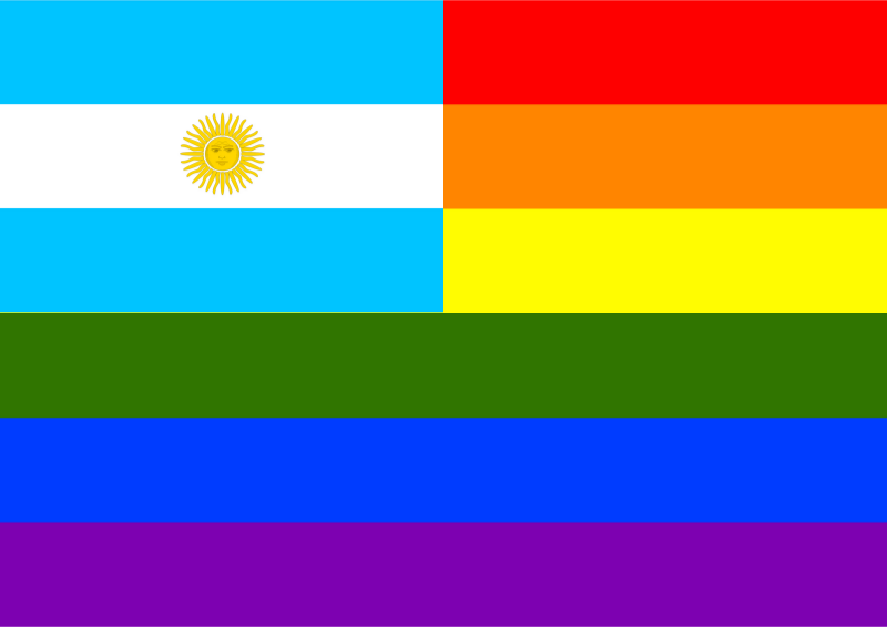 Rainbow Flag Argentina