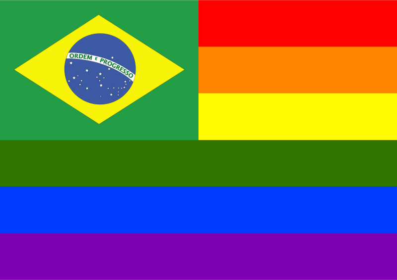 Rainbow Flag Brazil