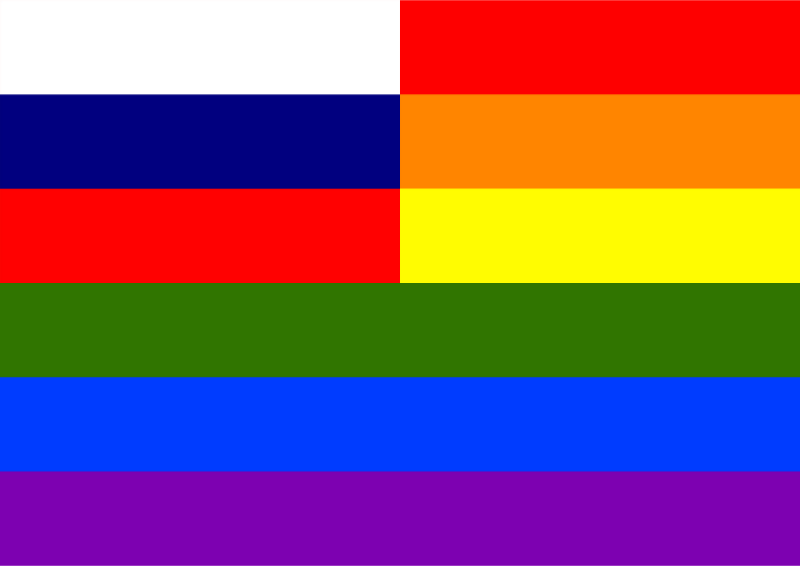 Rainbow Flag Russia