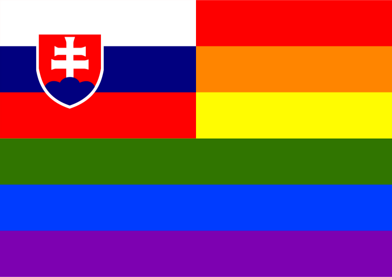 Rainbow Flag Slovakia