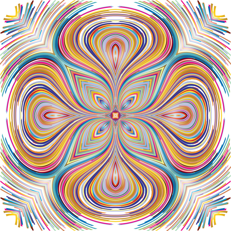 Prismatic Star Line Art 5