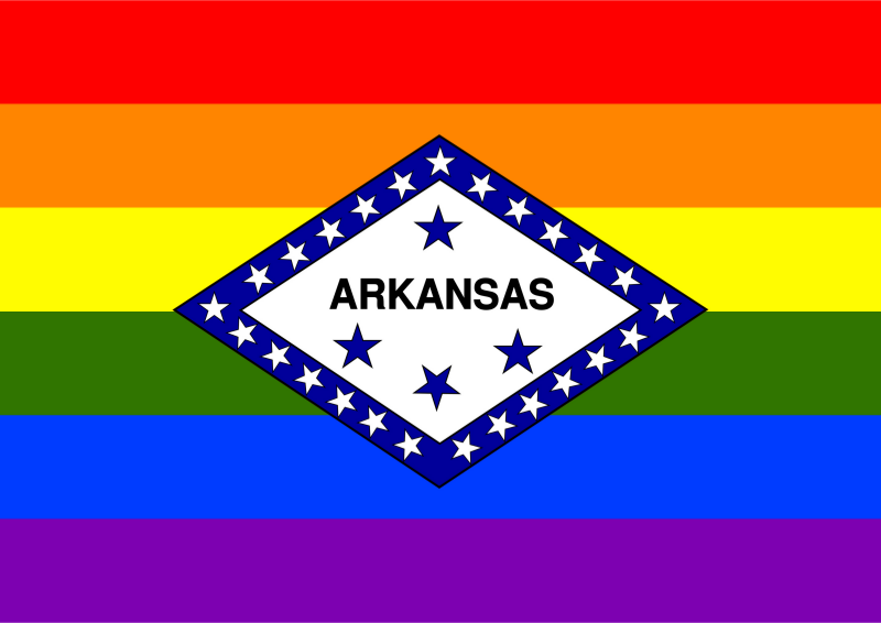 Rainbow Flag Arkansas 2