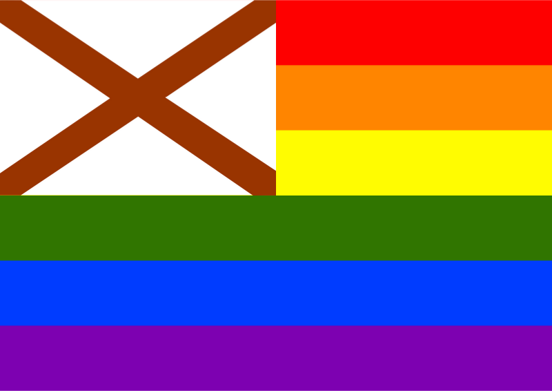 Rainbow Flag Alabama