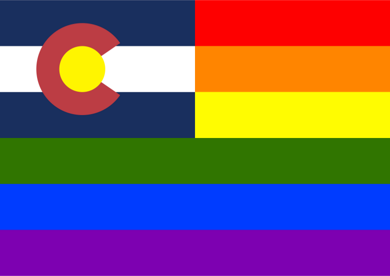 Rainbow Flag Colorado