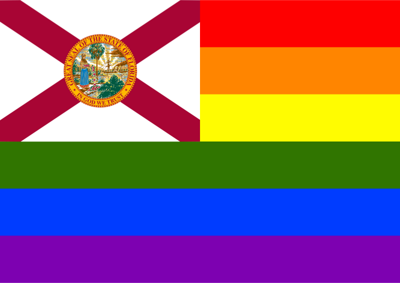 Rainbow Flag Florida