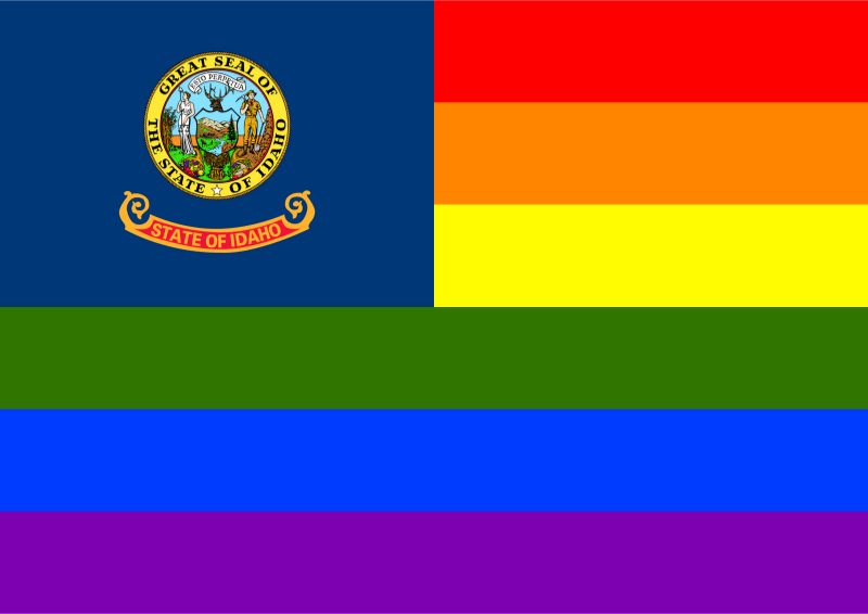 Rainbow Flag Idaho