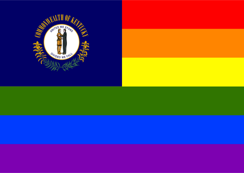 Rainbow Flag Kentucky