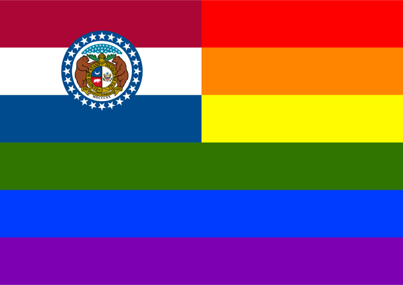 Rainbow Flag Missouri