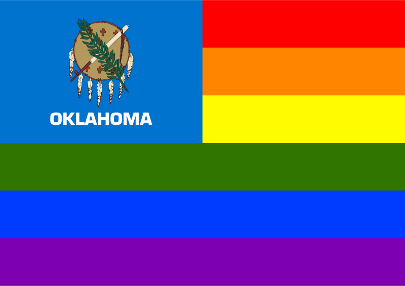 Rainbow Flag Oklahoma