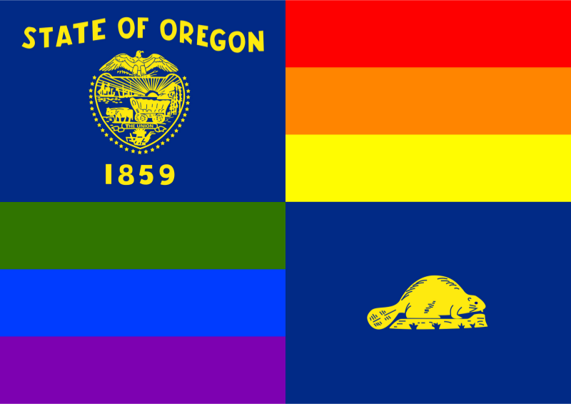 Rainbow Flag Oregon