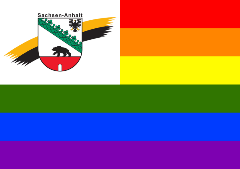 Rainbow Flag Saxony-Anhalt