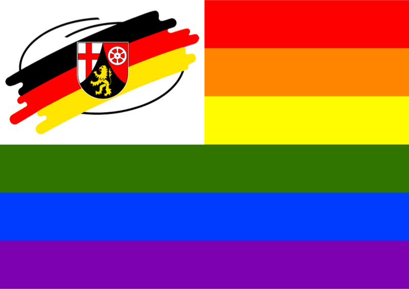 Rainbow Flag Rhineland-Palatinate