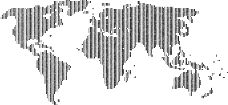 Prismatic Mosaic World Map 6