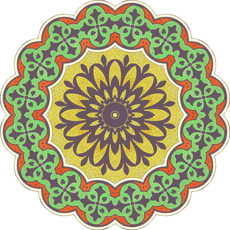 Circular ornament 10