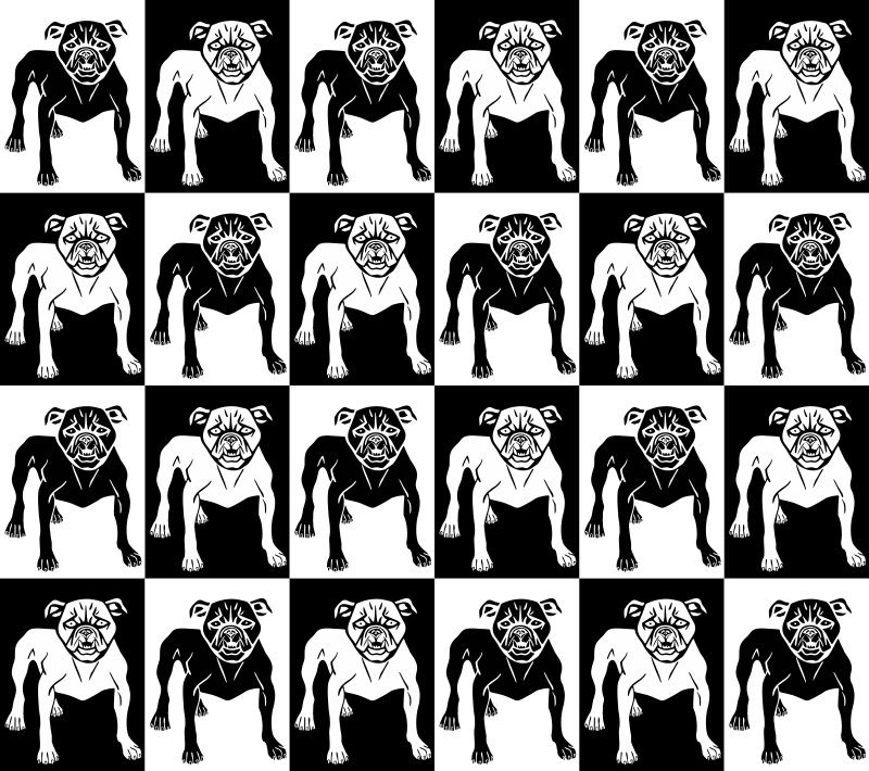 Mean dog pattern