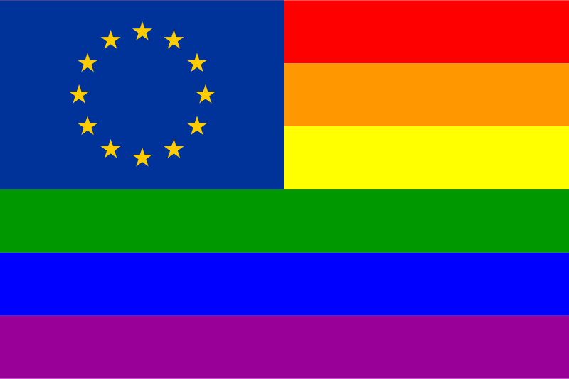 Europe Rainbow Flag