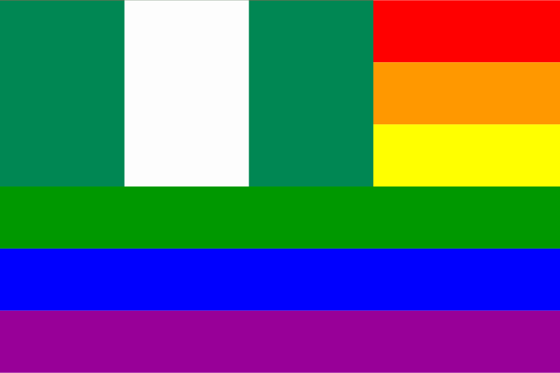 Nigeria Rainbow Flag