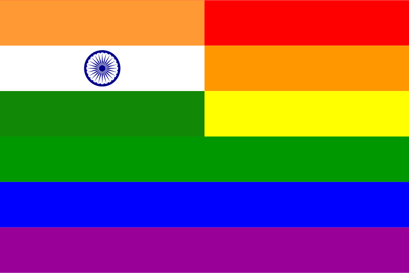 India Rainbow Flag