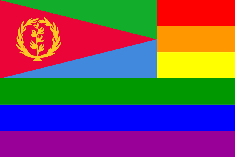 The Eritrea Rainbow Flag