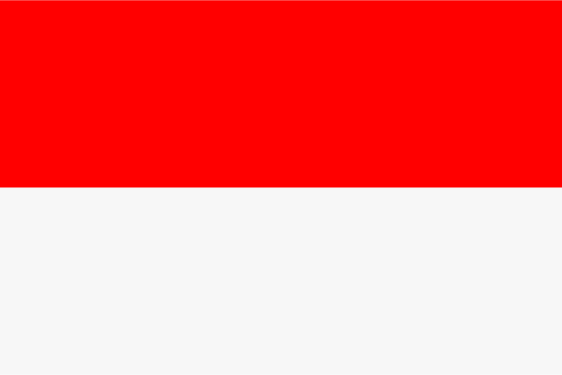 The Flag of Vienna, Austria (Wien, Österreich)