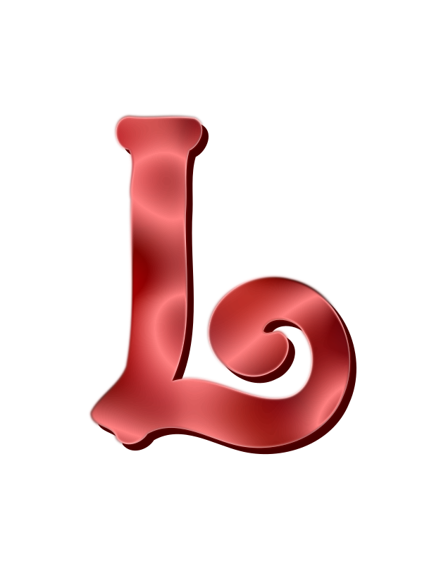 Alphabet 12, letter L