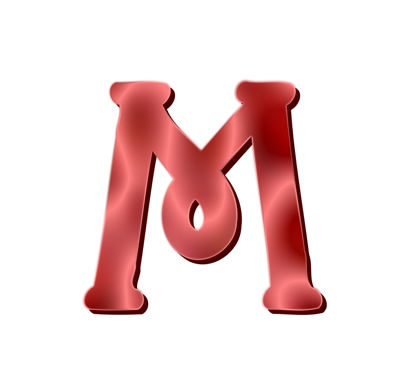 Alphabet 12, letter M