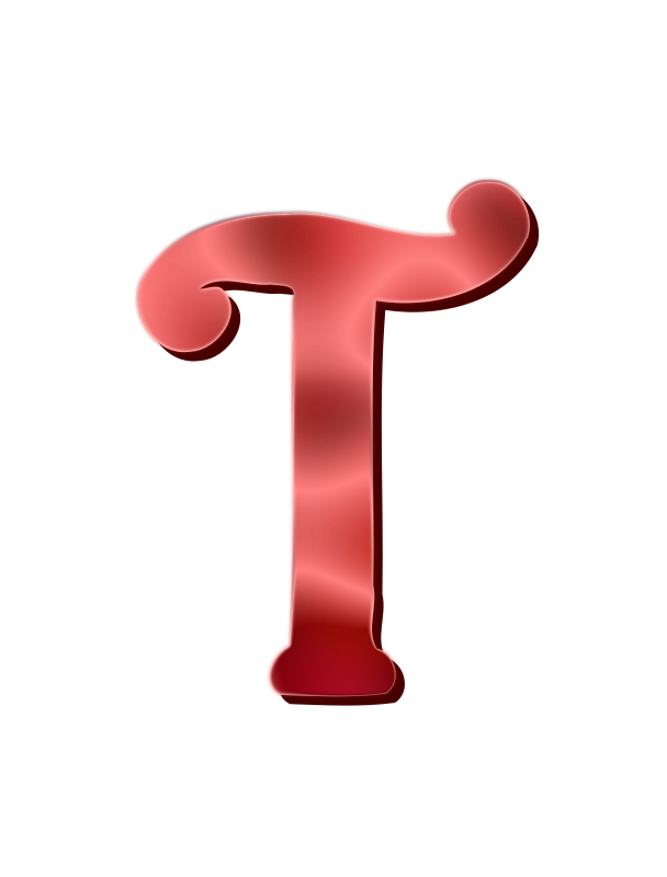 Alphabet 12, letter T