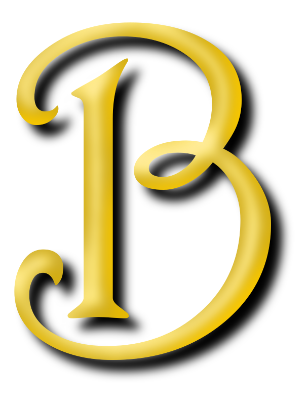 Alphabet 13, letter B
