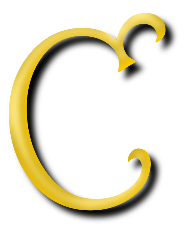 Alphabet 13, letter C