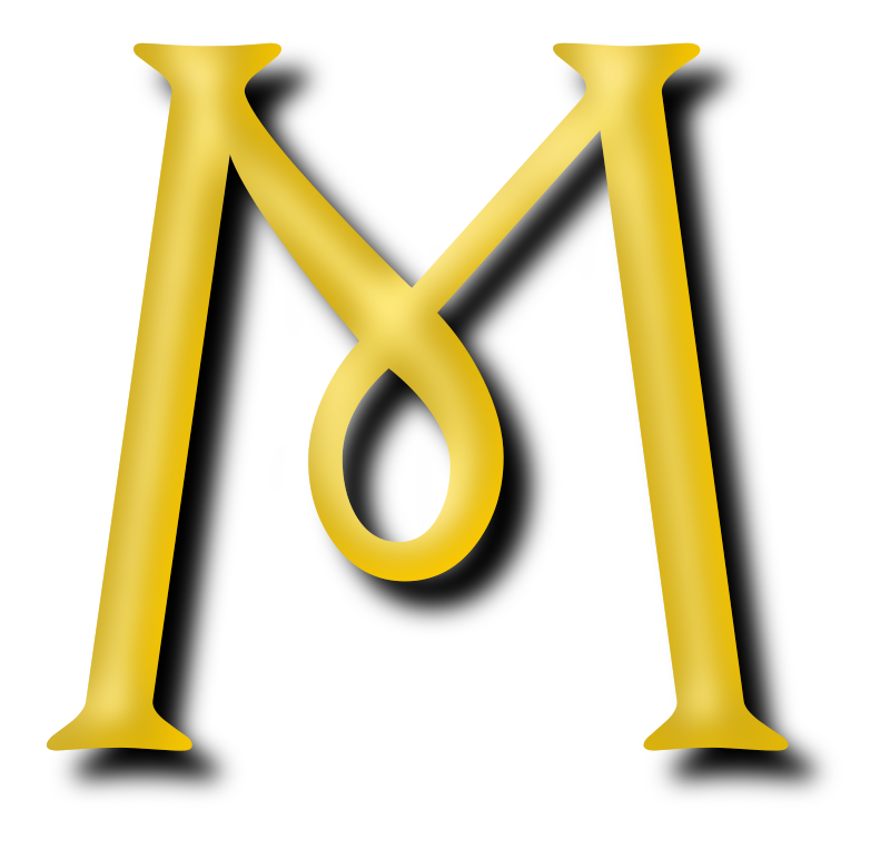 Alphabet 13, letter M