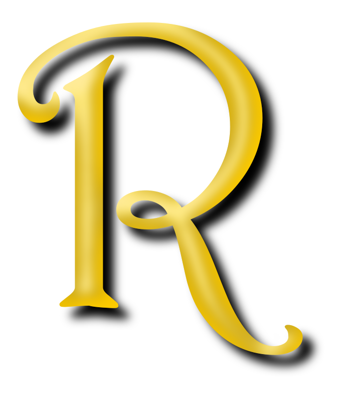 Alphabet 13, letter R - Openclipart