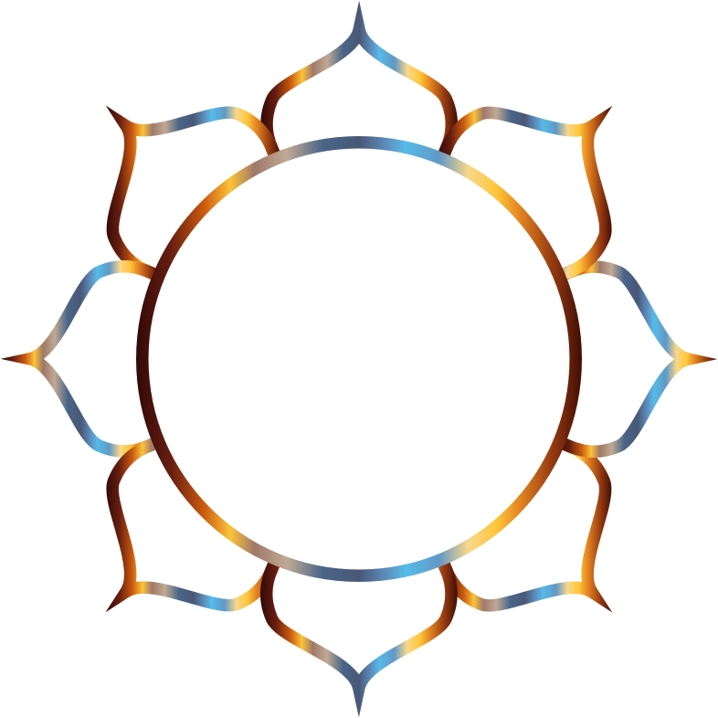 Prismatic Lotus Flower Line Art 2