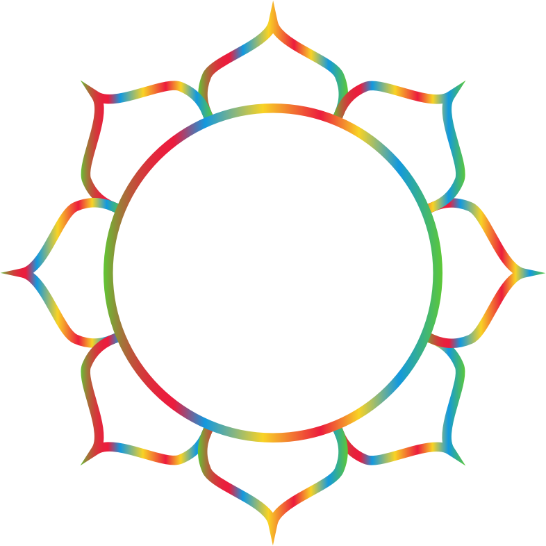 Prismatic Lotus Flower Line Art 4