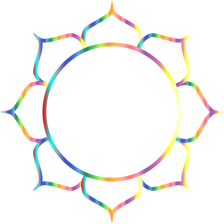 Prismatic Lotus Flower Line Art 5