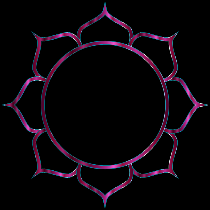 Chromatic Lotus Flower Line Art 5