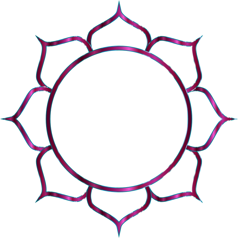 Chromatic Lotus Flower Line Art 5 No Background