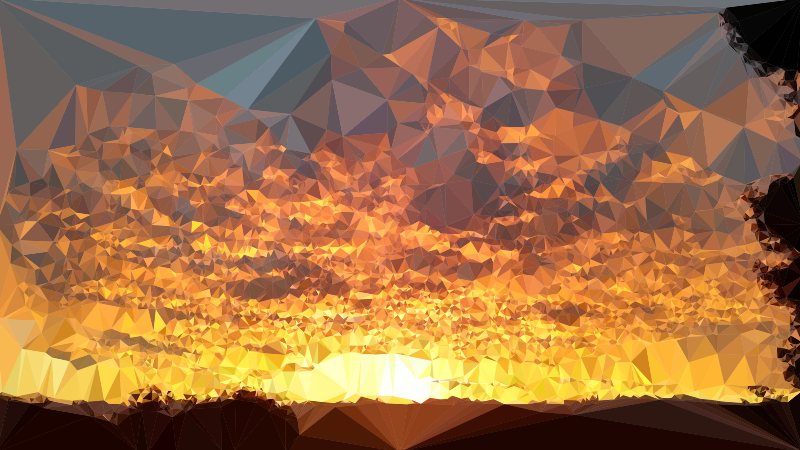 Low Poly California Sunset