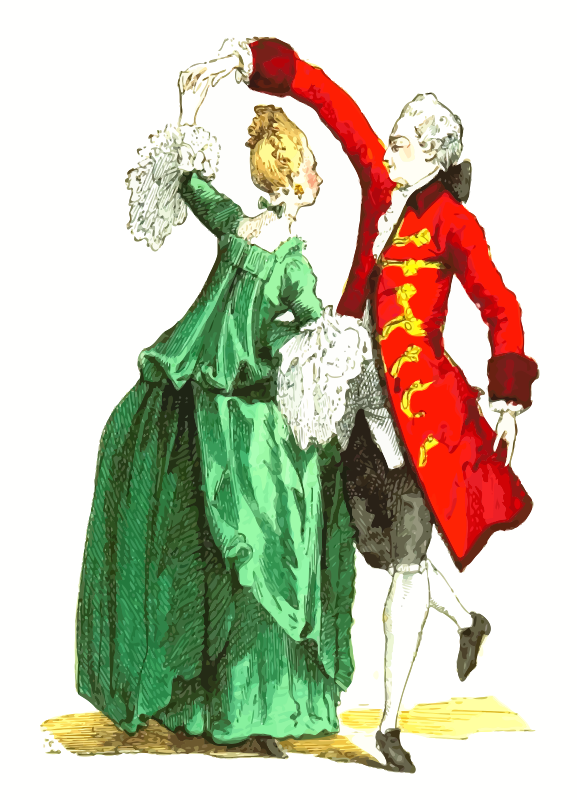 18th century French ballroom costumes