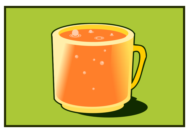 Orange cup