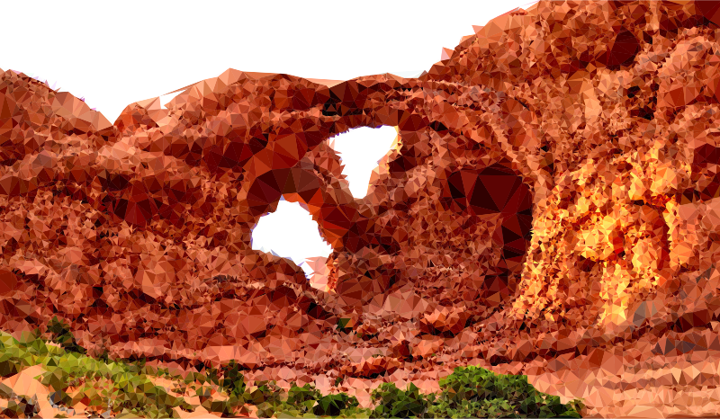 Low Poly Arches National Park