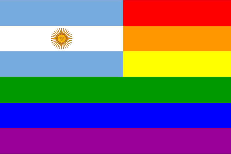 The Argentina Rainbow Flag