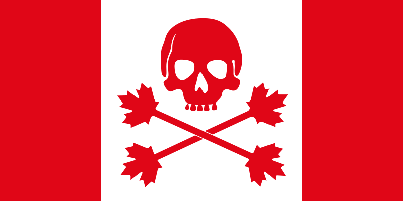 Pirate flag of Canada