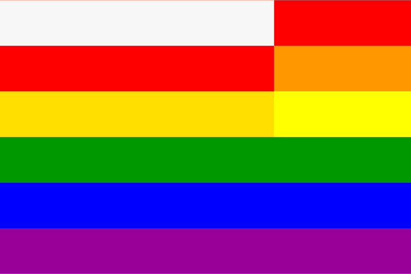 The South Ossetia Rainbow Flag