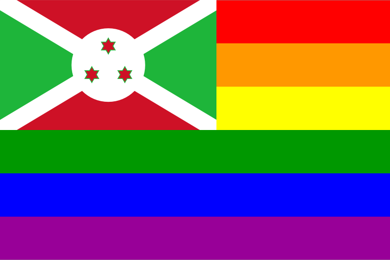 The Burundi Rainbow Flag