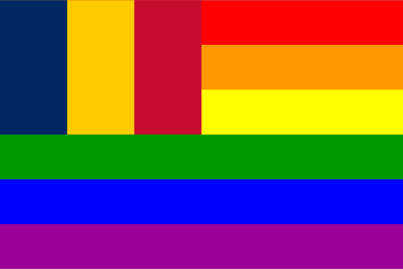 The Chad Rainbow Flag