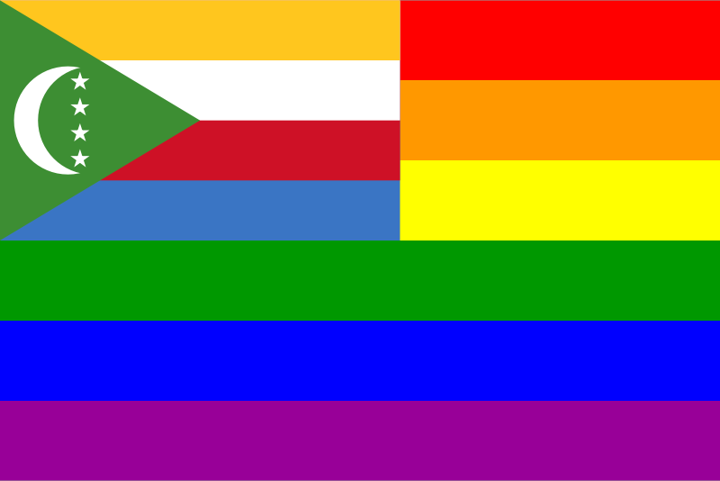 The Comoros Rainbow Flag