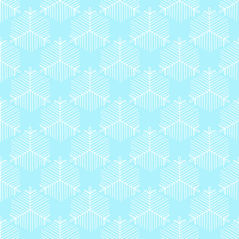 snow crystal seamless pattern