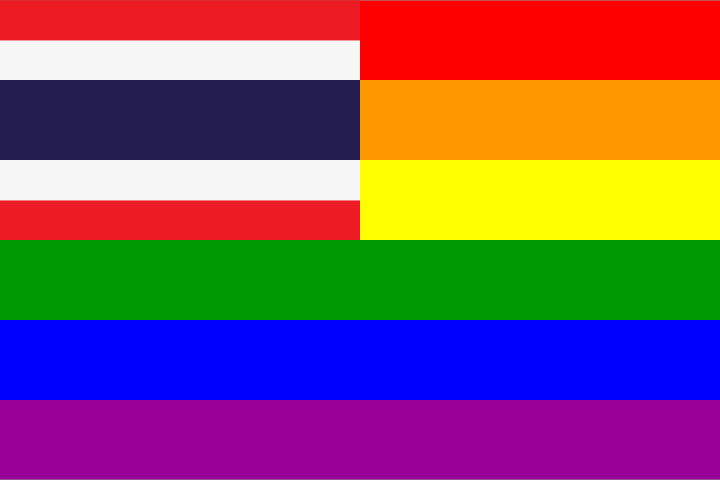 The Thailand Rainbow Flag